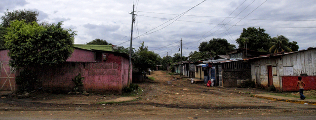 Barrio Jorge Dimitrov, en Managua.